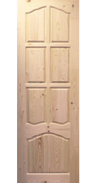Дверь Массив, Модель «Филёнчатая» (глухая) с сучками